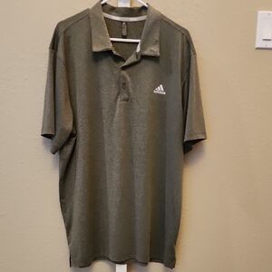 Adidas Green Performance Polo Shirt
